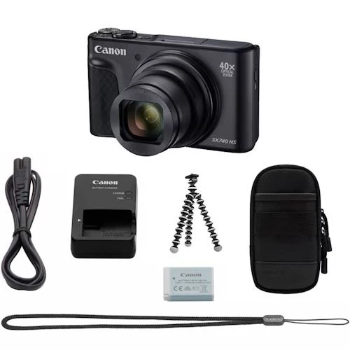 Máquina Fotográfica Compacta Canon PowerShot SX740 HS Lite Travel Edition - Preto - Image 2