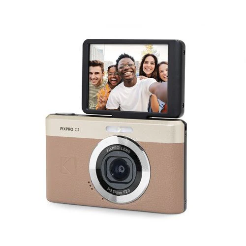 Máquina Fotográfica Compacta Kodak PixPro C1 - Castanho - Image 11