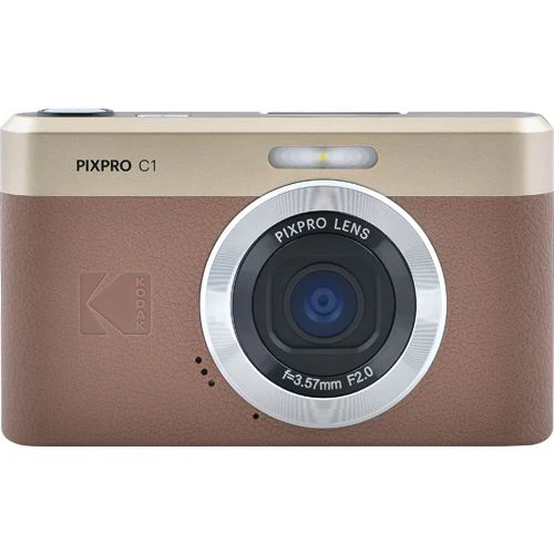 Máquina Fotográfica Compacta Kodak PixPro C1 - Castanho - Image 2