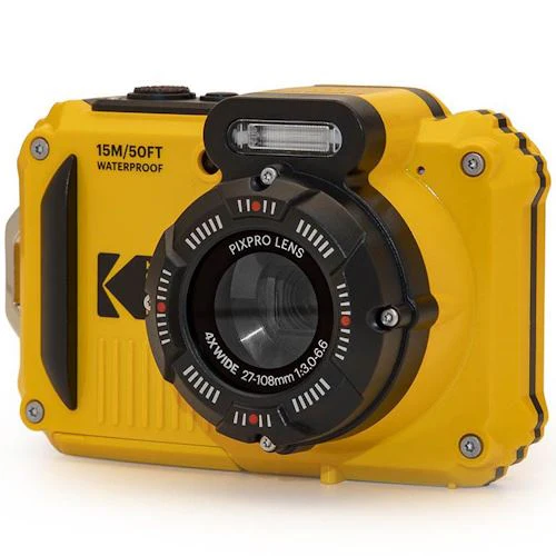 Máquina Fotográfica Compacta Kodak PixPro WPZ2 - Amarelo - Image 3
