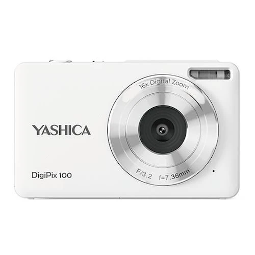 Máquina Fotográfica Compacta YASHICA DigiPix 100 - Branco - Image 2
