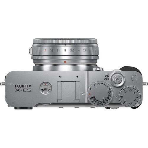 Máquina Fotográfica Mirrorless Fujifilm X-E5 + XF 23mm F2.8 R WR - Prateado - Image 5