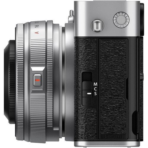 Máquina Fotográfica Mirrorless Fujifilm X-E5 + XF 23mm F2.8 R WR - Prateado - Image 8