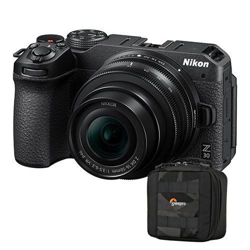 Máquina Fotográfica Mirrorless Nikon Z30 + NIKKOR Z DX 16-50mm VR + Bolsa