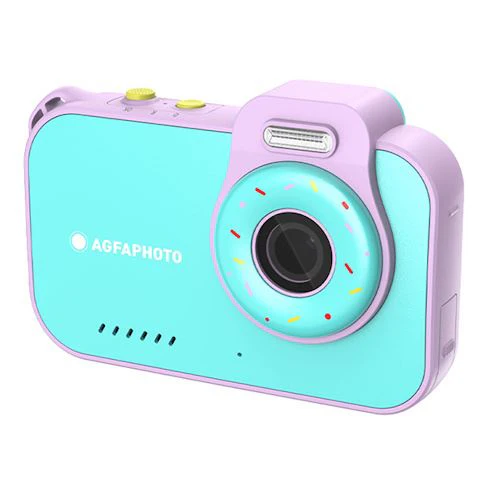 Máquina Fotográfica para Crianças AgfaPhoto Realikids Cam Waterproof 2 - Azul - Image 2