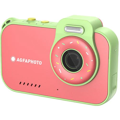 Máquina Fotográfica para Crianças AgfaPhoto Realikids Cam Waterproof 2 - Rosa - Image 2