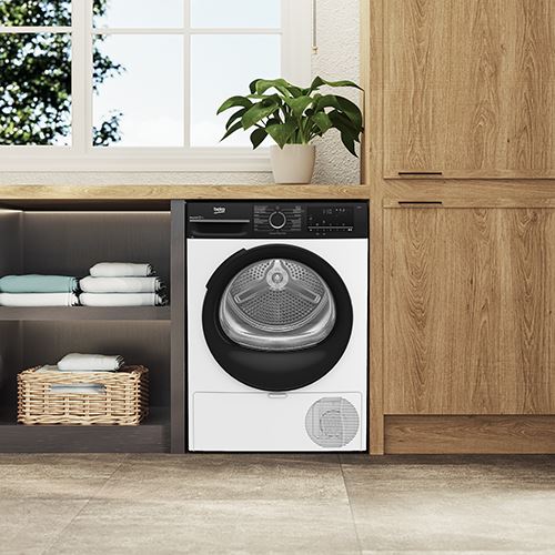 Máquina Secar Roupa Beko BM3T48249W | 8Kg | Bomba de Calor | C | Branco - Image 7