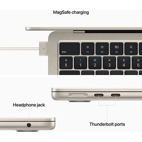 MacBook Air 13'' | 2022 | M2 | 8GB | 256GB SSD | GPU 8-core | Luz das Estrelas - Recondicionado - REtech - Grade B - Image 6