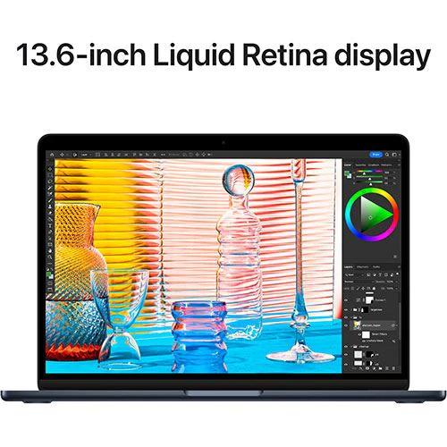 MacBook Air 13'' | 2022 | M2 | 8GB | 256GB SSD | GPU 8-core | Meia-Noite - Recondicionado - REtech - Grade A - Image 4