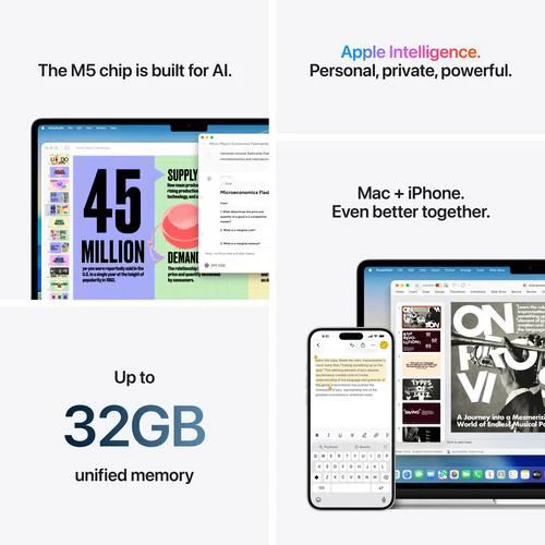 MacBook Air 13'' | 2026 | M5 10-core | 16GB | 1TB SSD | GPU 10-core - Azul-céu - Image 8