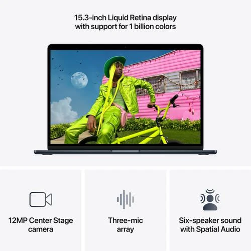 MacBook Air 15'' | 2026 | M5 10-core | 16GB | 1TB SSD | GPU 10-core - Meia-noite - Image 5