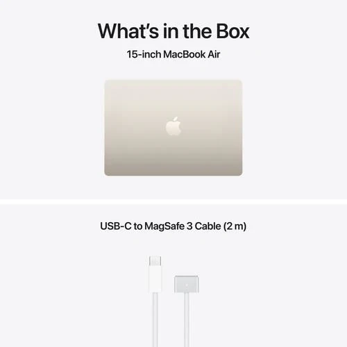MacBook Air 15'' | 2026 | M5 10-core | 16GB | 512GB SSD | GPU 10-core - Luz das estrelas - Image 9