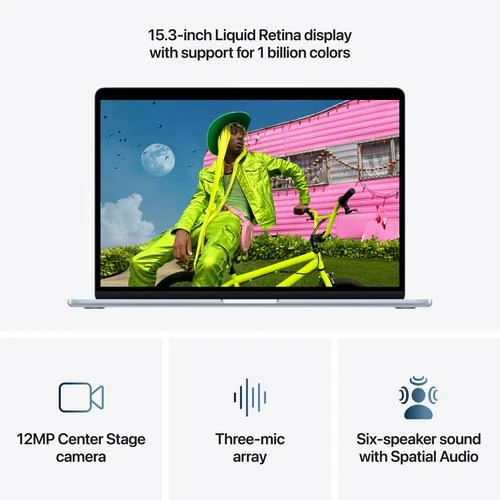 MacBook Air 15'' | 2026 | M5 10-core | 24GB | 1TB SSD | GPU 10-core - Azul-céu - Image 5