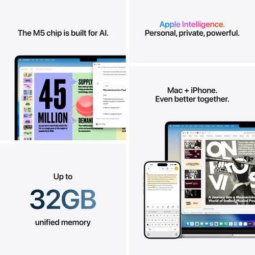 MacBook Air 15'' | 2026 | M5 10-core | 24GB | 1TB SSD | GPU 10-core - Prateado - Image 8