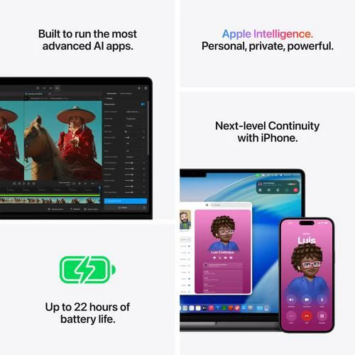 MacBook Pro 14'' | 2026 | M5 Pro 18-core | 24GB | 2TB SSD | GPU 20-core - Preto sideral - Image 8