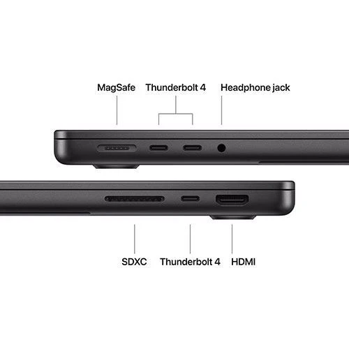 MacBook Pro 14'' Ecrã de nanotextura | 2025 | M5 10-core | 24GB | 4TB SSD - Preto sideral - Image 4