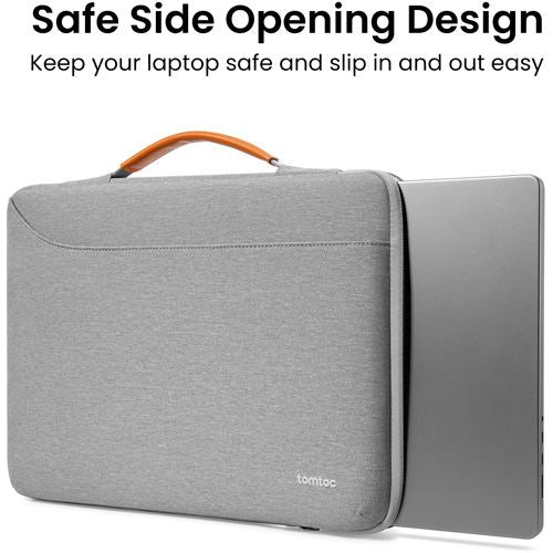 Mala para Portátil 14" Tomtoc Defender - Cinza - Image 9
