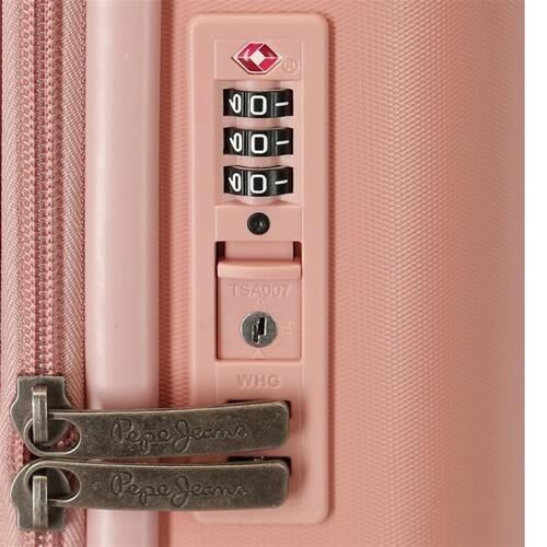Mala Trolley Pepe Jeans Highlight - Rosa - Image 6