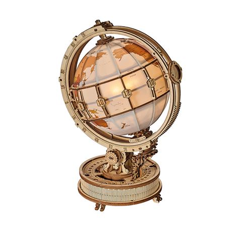 Maquete Globo Luminoso em Madeira - Nature & Découvertes - Image 3