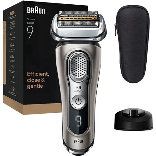 Máquina de Barbear Braun S9-9325 S - Metal | Preto - Image 2