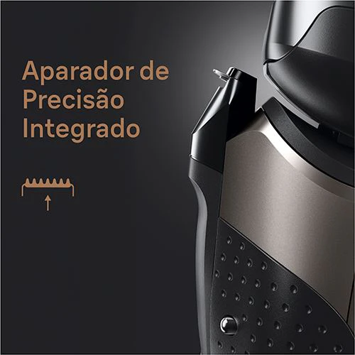 Máquina de Barbear Braun S9-9325 S - Metal | Preto - Image 5