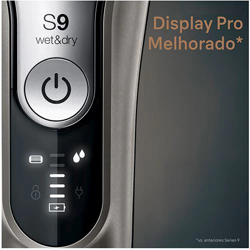 Máquina de Barbear Braun S9-9325 S - Metal | Preto - Image 6