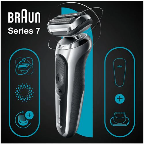 Máquina de Barbear Braun S7 71-S1200 S - Prateado - Image 3