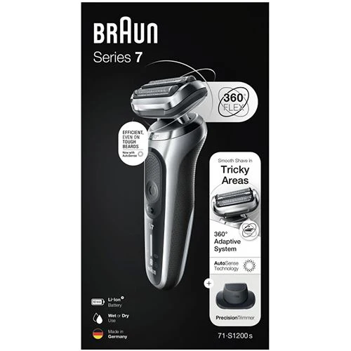 Máquina de Barbear Braun S7 71-S1200 S - Prateado - Image 4