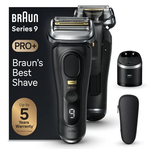 Máquina de Barbear Elétrica Braun Series 9 Pro+ 9560CC - Preto - Image 2