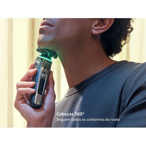 Máquina de Barbear Philips Shaver Series 9000 S9985/50 - Prateado Cromado - Image 10