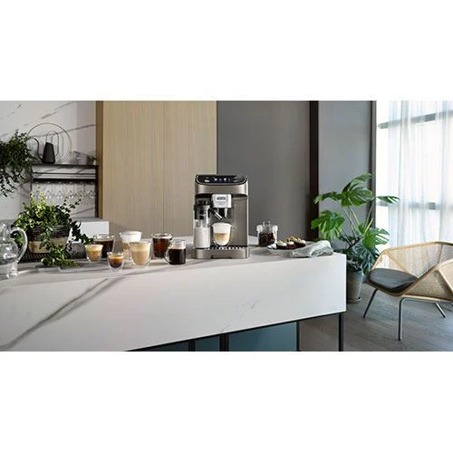 Máquina de Café Automática com Moinho DeLonghi Magnifica Plus ECAM320.70.TB - Titanium Black - Outlet - Grade A - Image 10