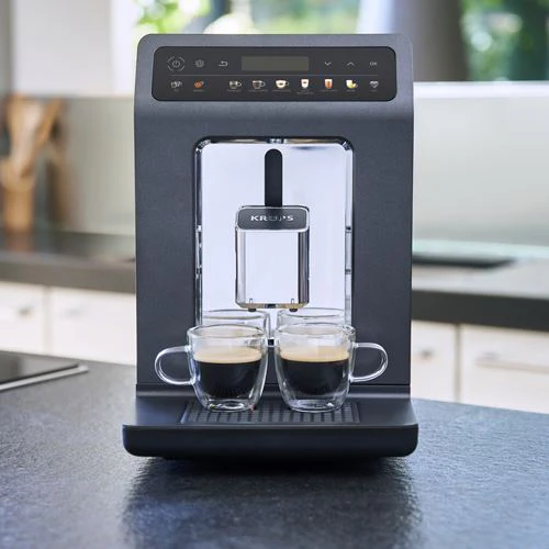 Máquina de Café Automática com Moinho Krups Evidence One Quattro Force EA895N10 - Cinzento - Image 6