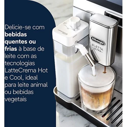 Máquina de Café Automática DeLonghi Eletta Ultra ECAM470.85.MB - Preto | Inox - Image 4