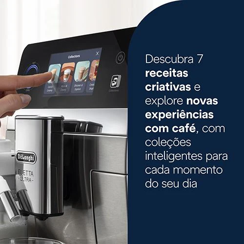 Máquina de Café Automática DeLonghi Eletta Ultra ECAM470.85.MB - Preto | Inox - Image 7