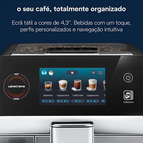 Máquina de Café Automática DeLonghi Eletta Ultra ECAM470.85.MB - Preto | Inox - Image 8