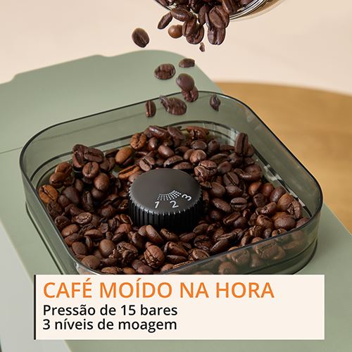 Máquina de Café Automática Krups SA401LE0 Coffee Crush Experience - Verde | Preto - Image 3