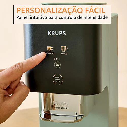 Máquina de Café Automática Krups SA401LE0 Coffee Crush Experience - Verde | Preto - Image 5