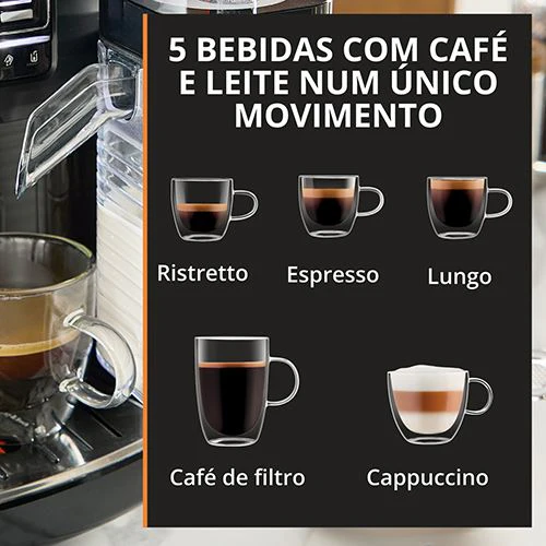 Máquina de Café Automática Krupsi Intensity Milk EA5028E0 - Preto - Image 3