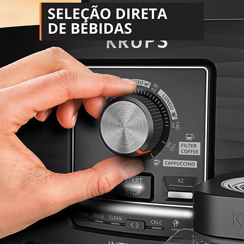 Máquina de Café Automática Krupsi Intensity Milk EA5028E0 - Preto - Image 4