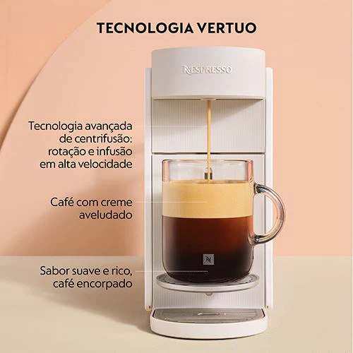 Máquina de Café Delonghi Nespresso Vertuo Up ENV200.W - Branco | Pérola creme - Image 2