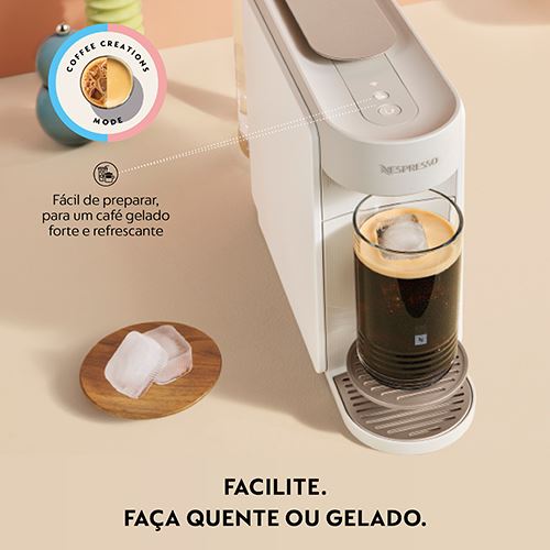 Máquina de Café Delonghi Nespresso Vertuo Up ENV200.W - Branco | Pérola creme - Image 3