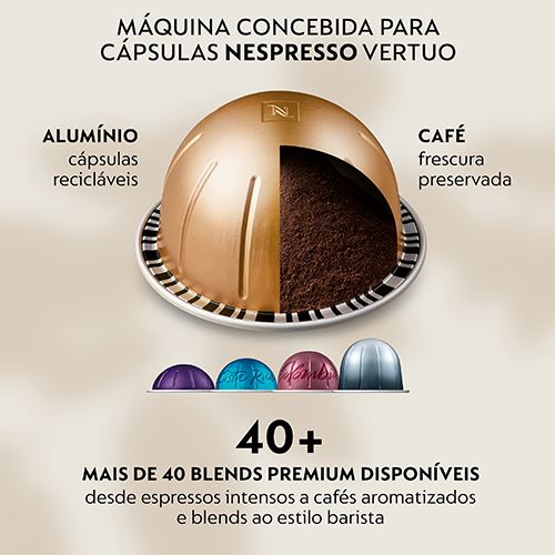 Máquina de Café Delonghi Nespresso Vertuo Up ENV200.W - Branco | Pérola creme - Image 7
