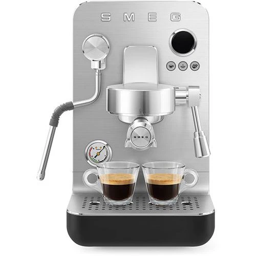 Máquina de Café Expresso Semiprofissional Smeg EMC02BLMEU Collezione | Preto Mate - Image 6