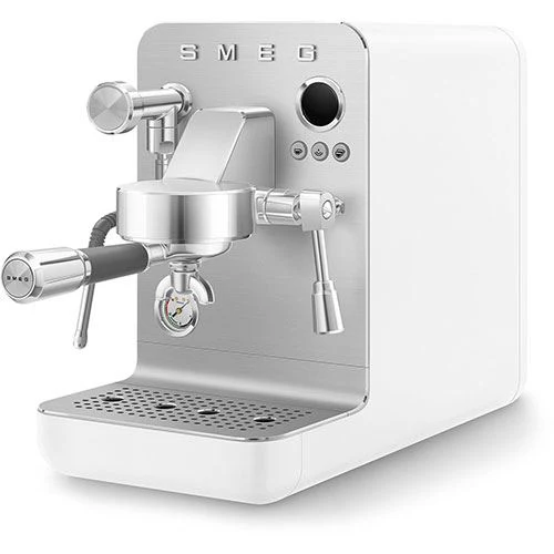 Máquina de Café Expresso Semiprofissional Smeg EMC02WHMEU Collezione | Branco Mate - Image 4