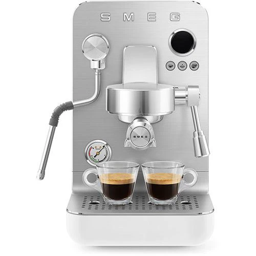 Máquina de Café Expresso Semiprofissional Smeg EMC02WHMEU Collezione | Branco Mate - Image 5