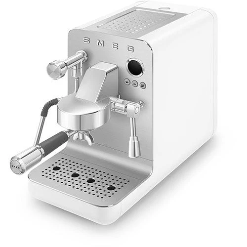 Máquina de Café Expresso Semiprofissional Smeg EMC02WHMEU Collezione | Branco Mate - Image 6