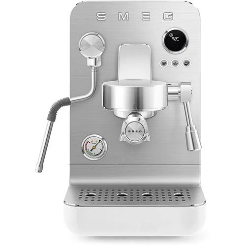 Máquina de Café Expresso Semiprofissional Smeg EMC02WHMEU Collezione | Branco Mate - Image 7
