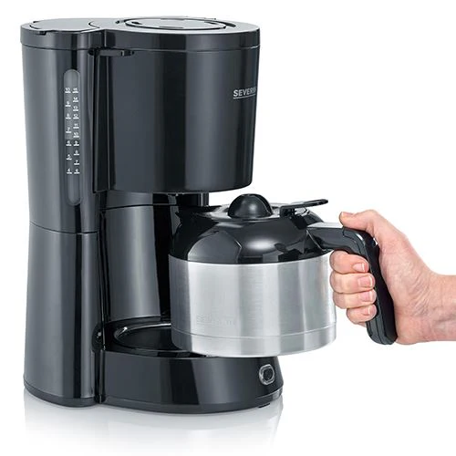 Máquina de Café Filtro Severin KA4835 - Preto e Prateado - Image 2