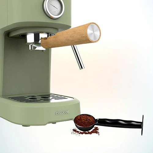 Máquina de Café Manual Cecotec Power Espresso 20 Retro - Verde - Image 4