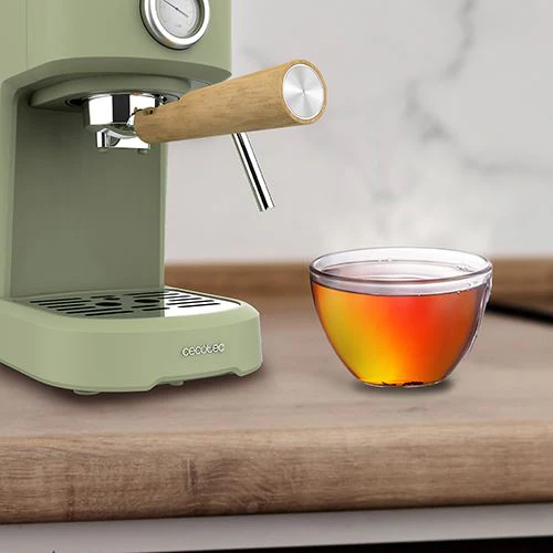 Máquina de Café Manual Cecotec Power Espresso 20 Retro - Verde - Image 7